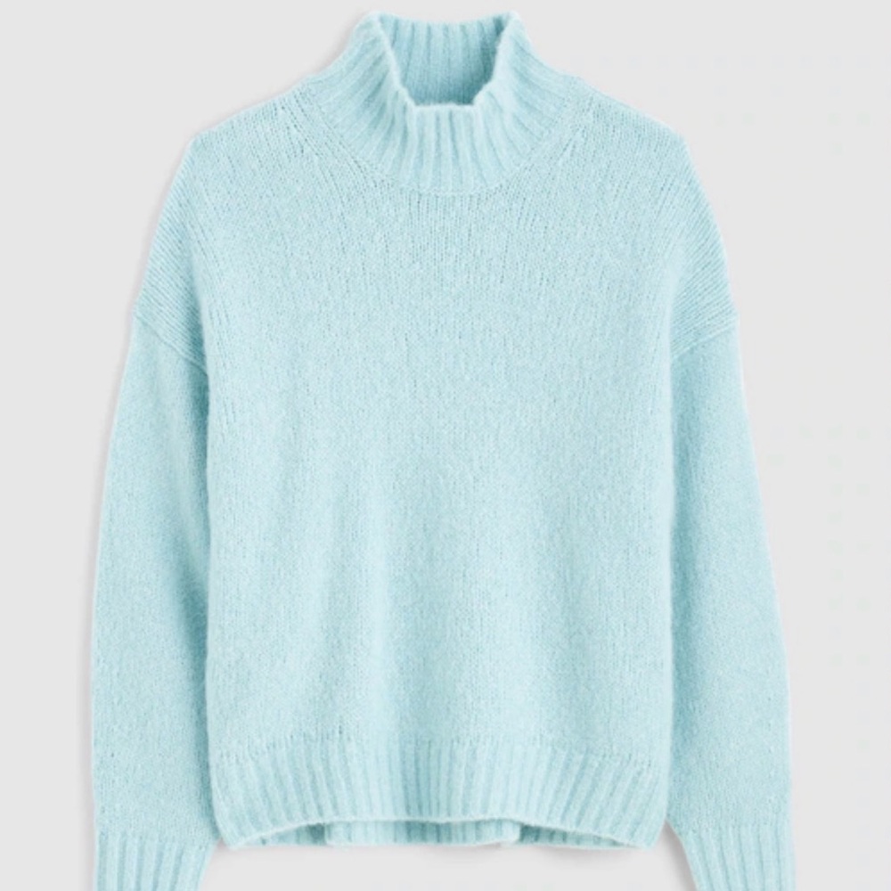 Madewell Chunky Knit Alpaca Blend Turtleneck